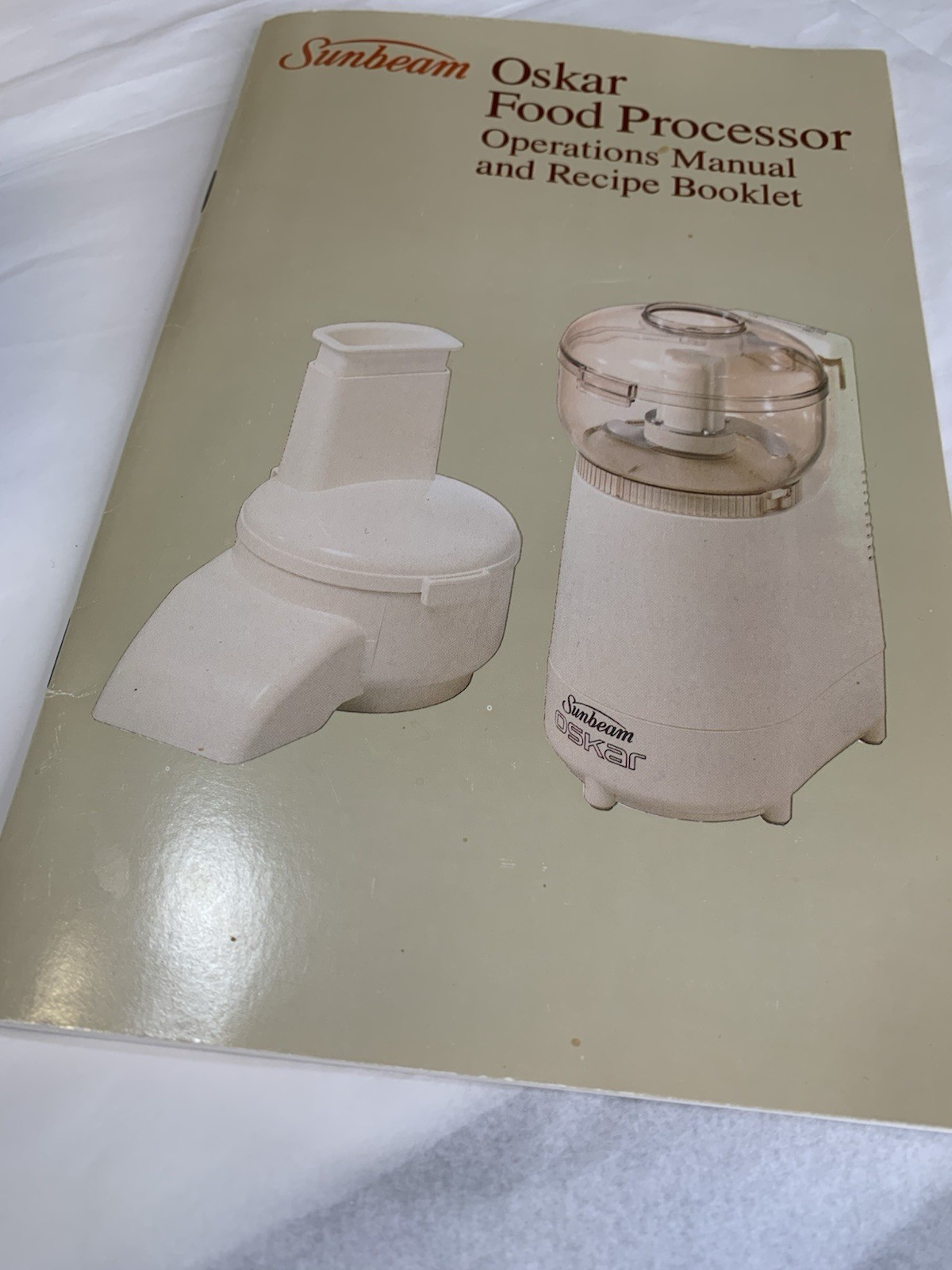 Sunbeam Oskar 14081 Food Processor Slicer Shredder Complete Manual France