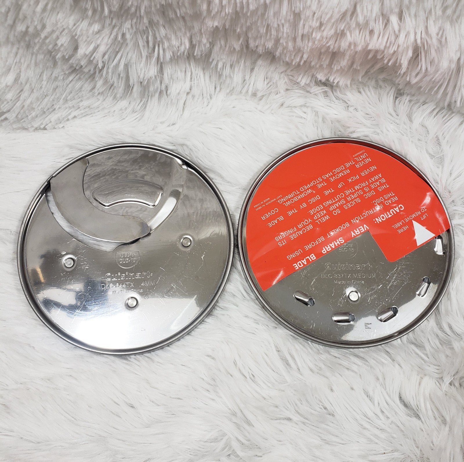 Cuisinart * Food Processor Discs * DLC-844TX & DCL-837TX * Slicer Grater Blades