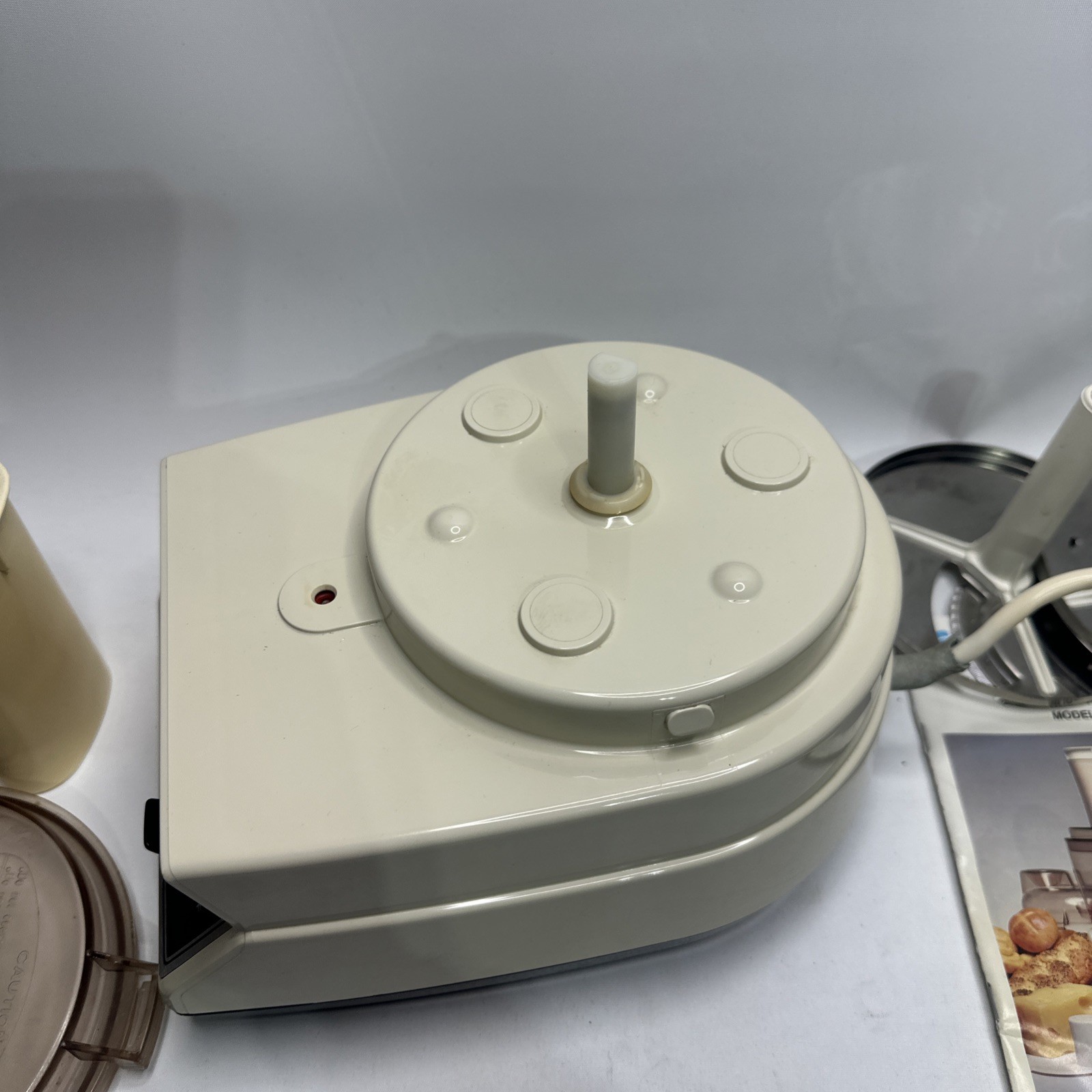 KitchenAid KFP400 Food Processor Tested Works w/ Manual Attachments