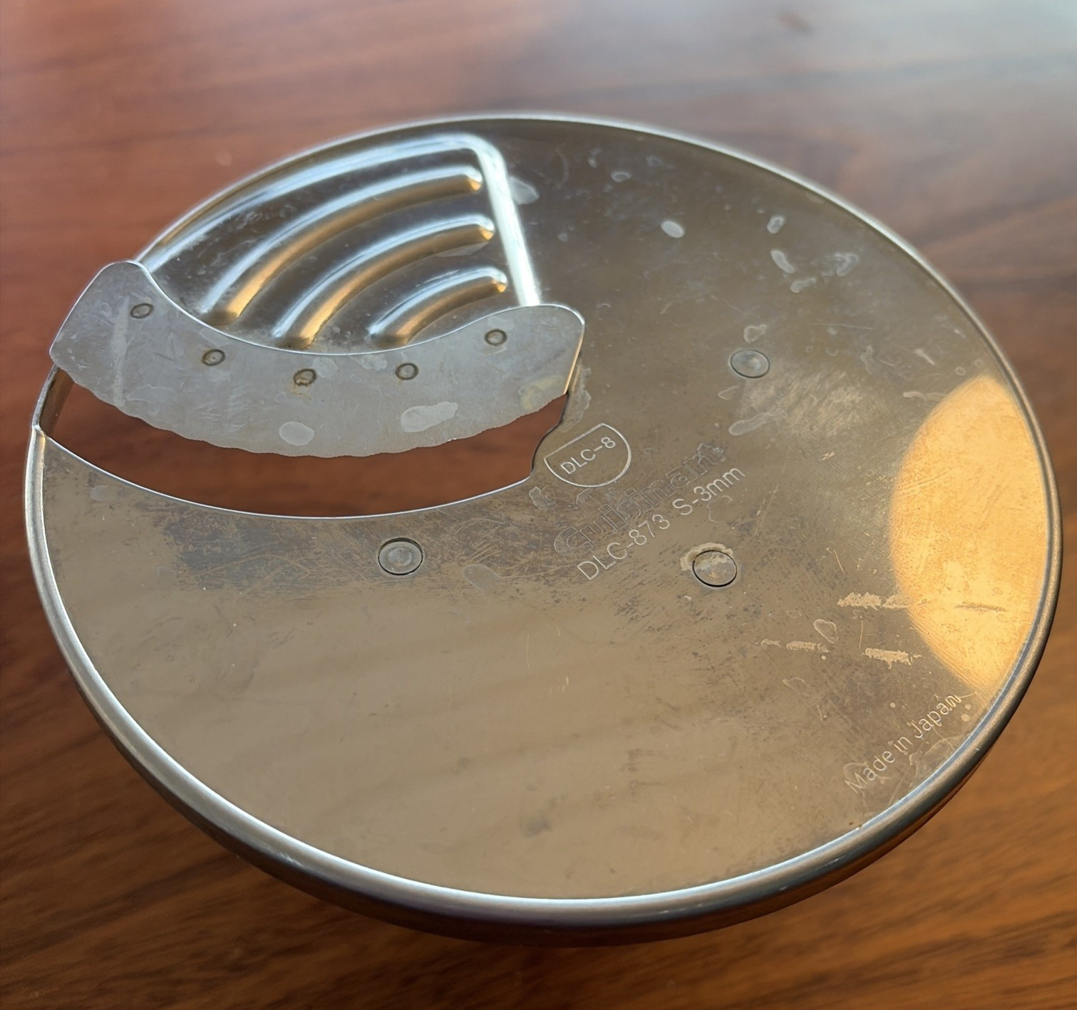 Cuisinart Food Processor DLC-873 s-3mm Part Slicing Disc W/ Stem DLC-8 Part