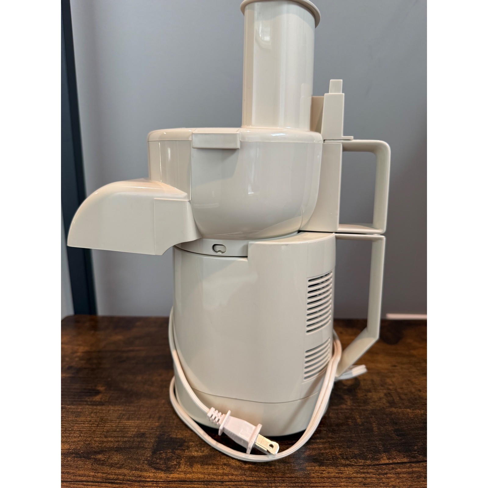 West Bend High Performance Food Processor Model 6500-1 Almond 500W Vintage Retro