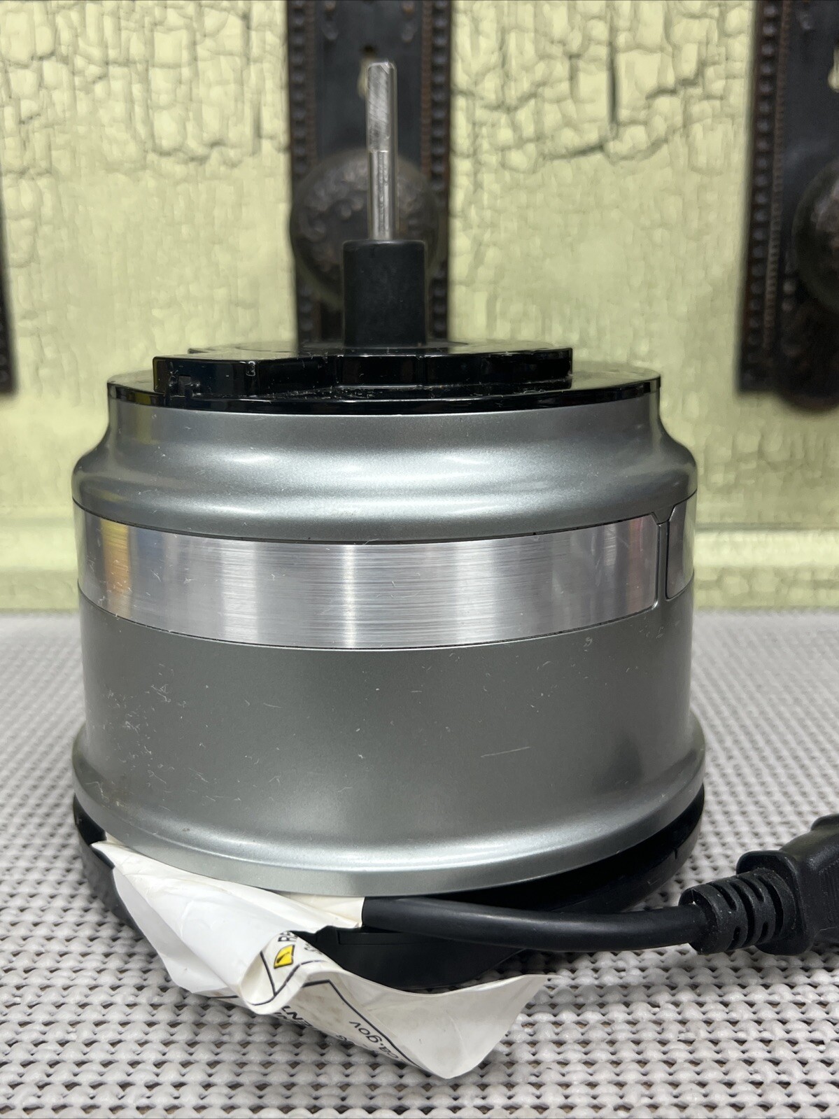 KitchenAid KFC3516CU 3.5 Cups Food Chopper Silver Replacement Base 2 Speed Motor