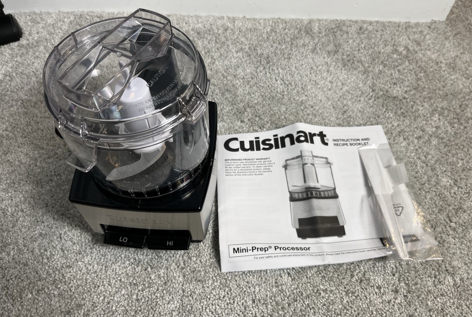 Cuisinart Mini-Prep 2.6-Cup Food Processor, Black/Stainless – DLC-1SSFR