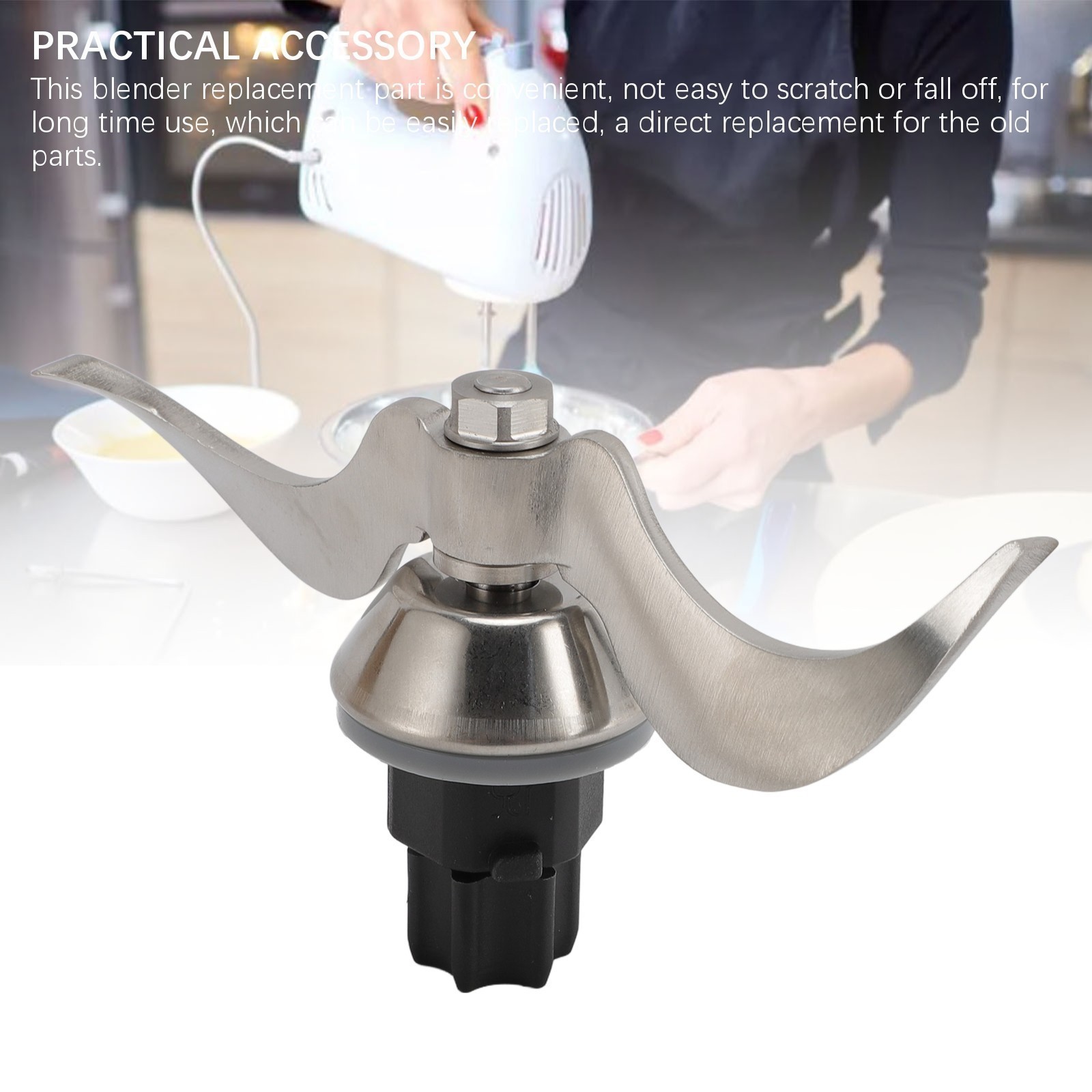 Blender Blade for TM31 Anti Scratch High Strength Stainless Steel Dough Blender