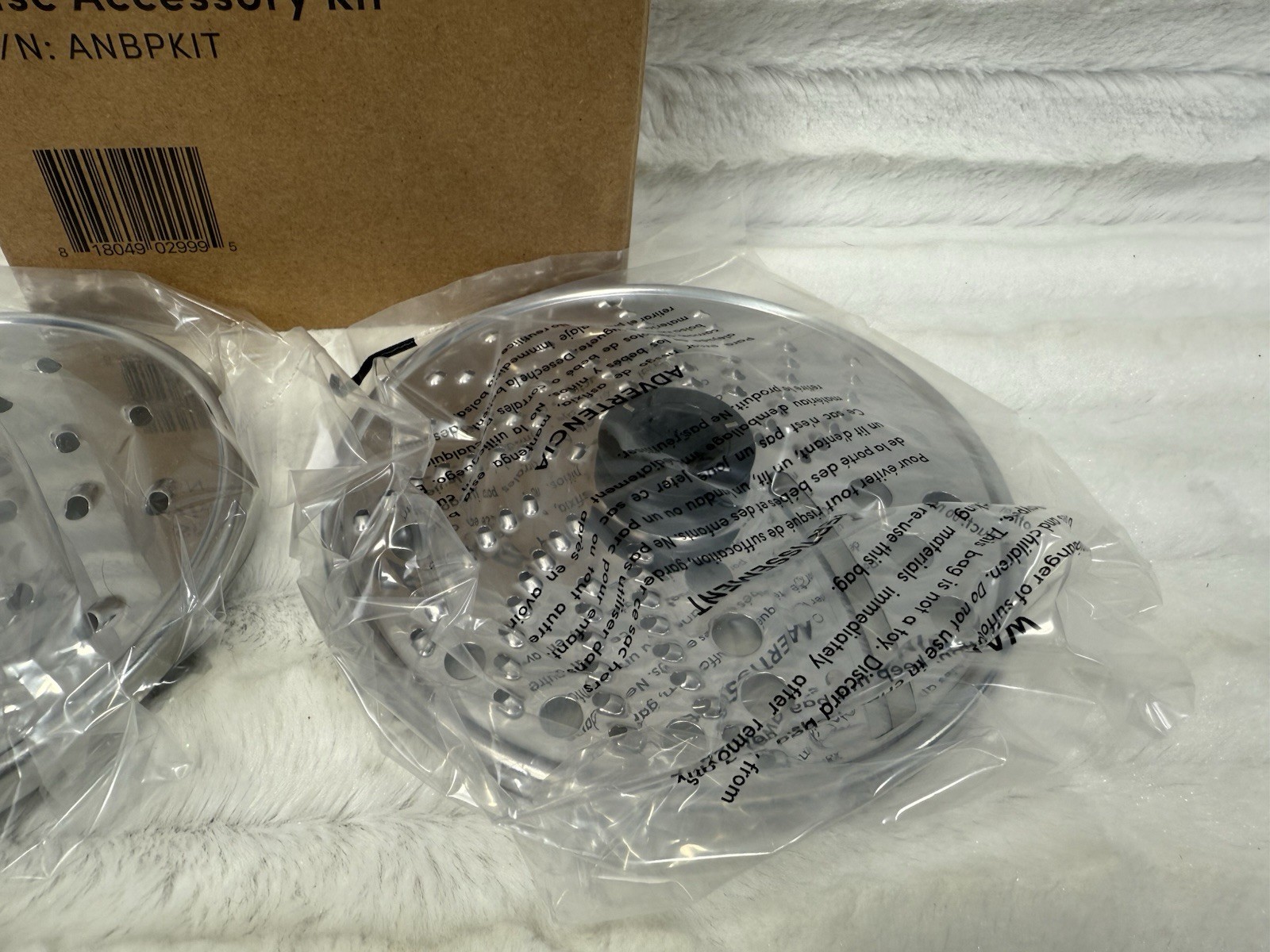Nutribullet Food Processor Slicing & Shredding Disc Accessory Kit – NEW