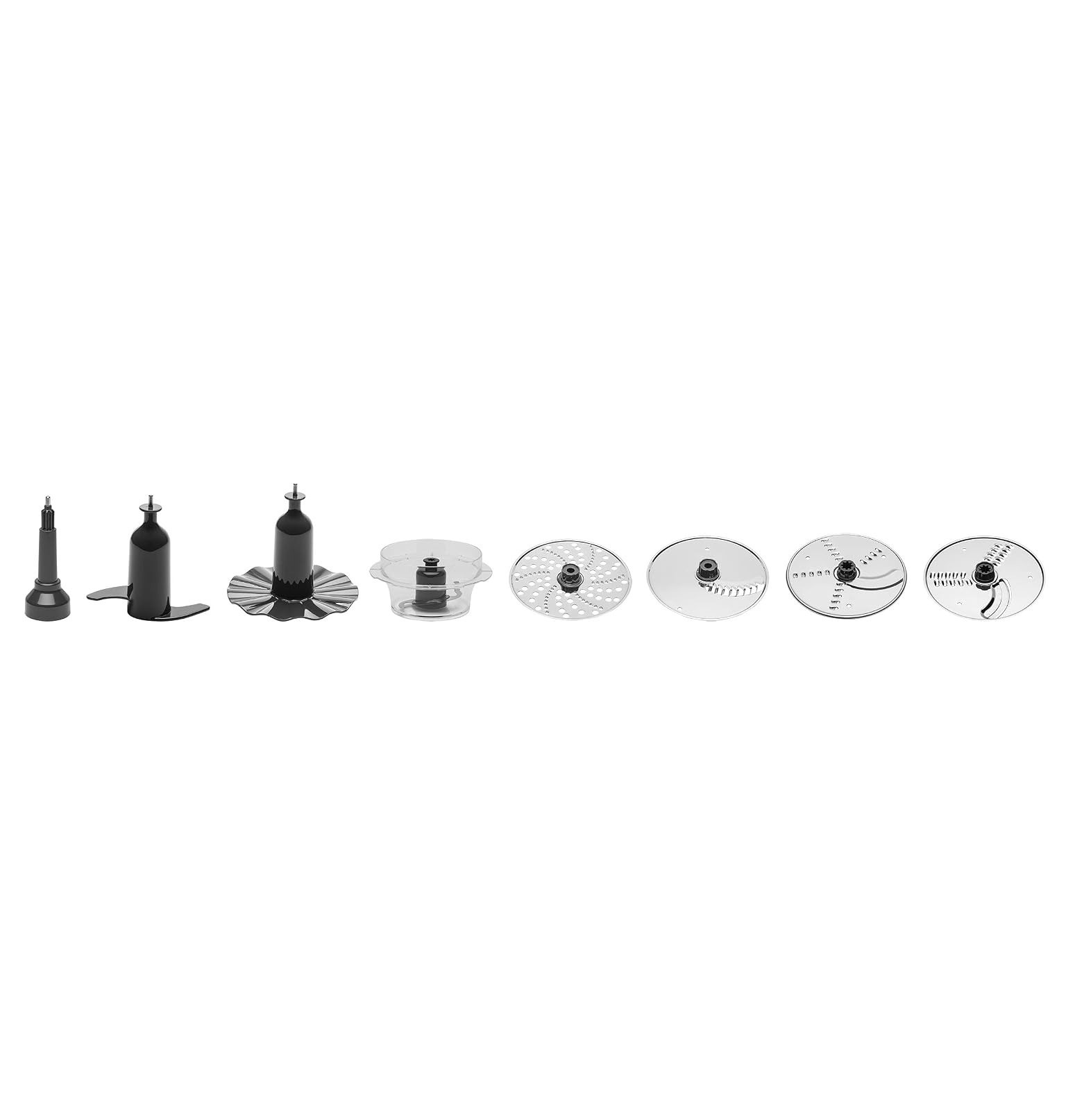 GE Food Processor 12-Cup 550W with 9 Accessories & 3 Speeds