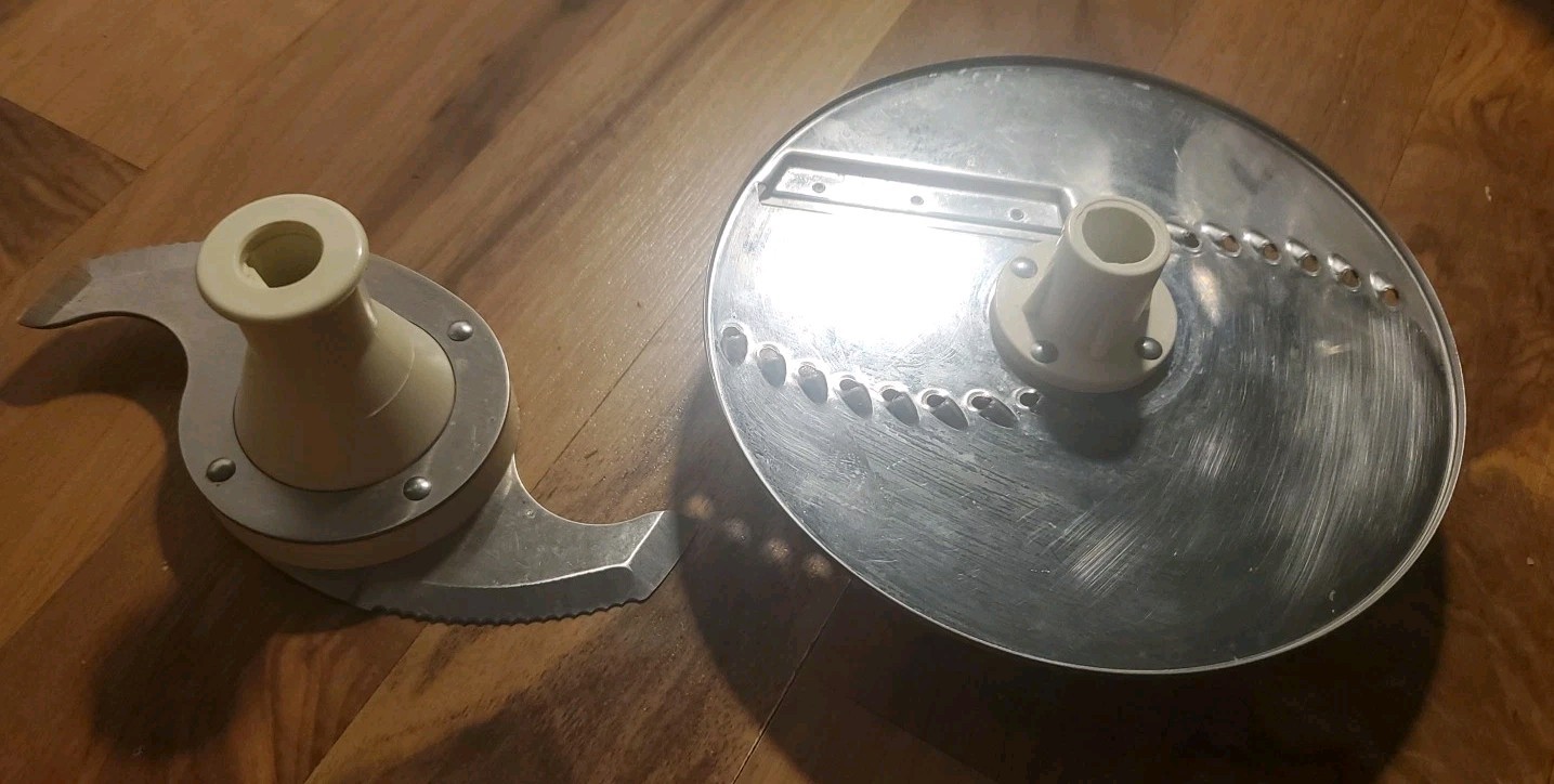 GE Replacement Only Food Processor D1-4200 Blade Lot Of 2 Vintage