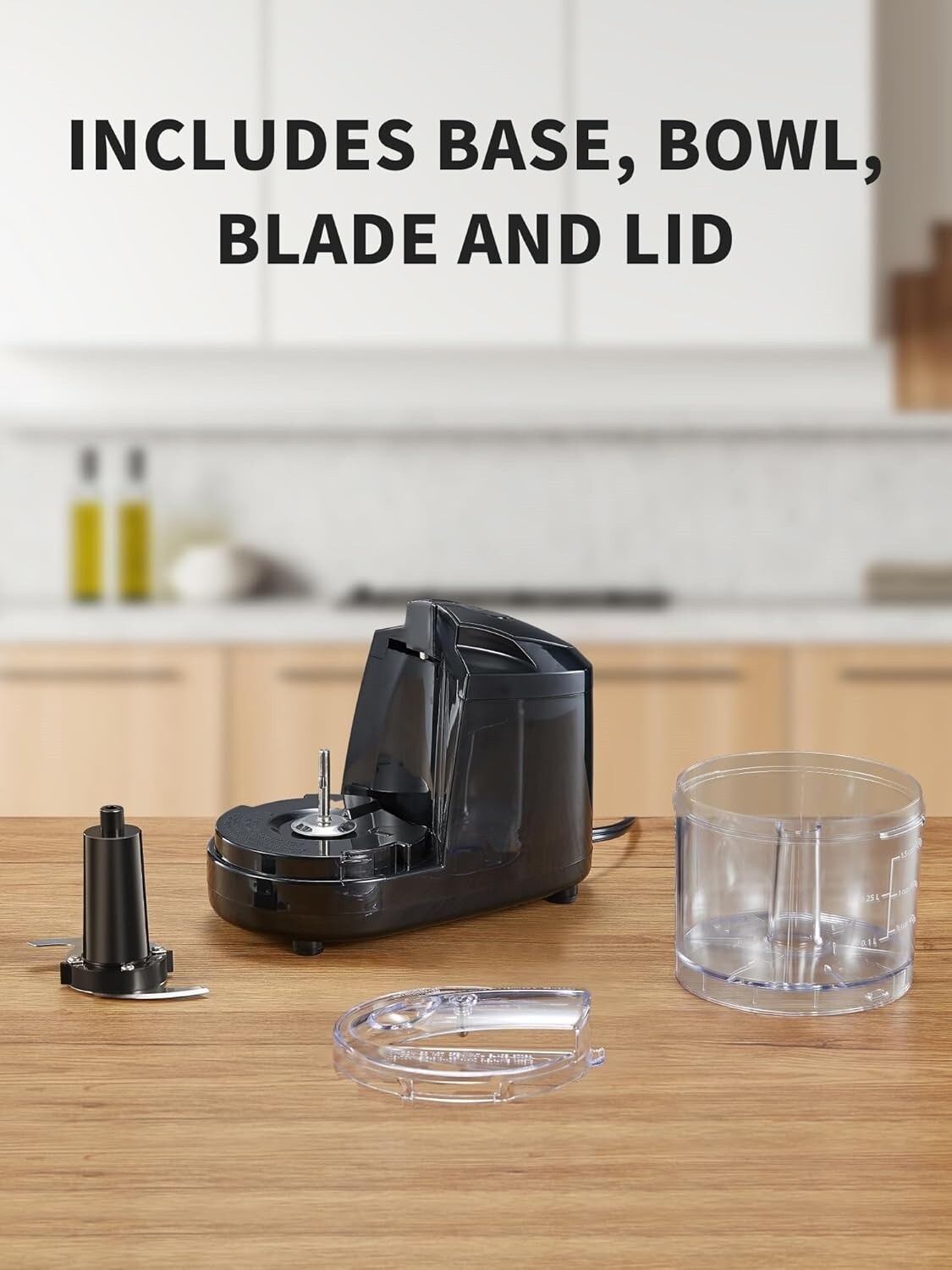 Procesador De Alimentos Con Raspador Robot De Cocina Profesional Instantáneo NEW