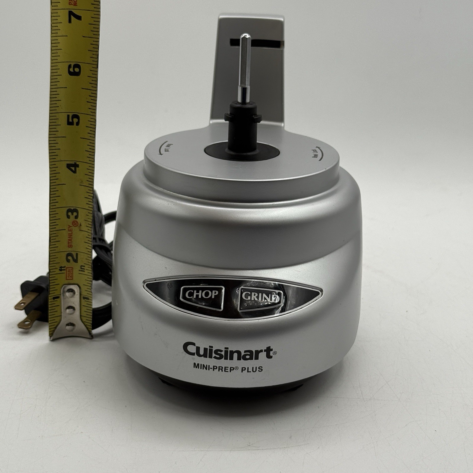 Cuisinart Mini-Prep Plus Food Processor DLC-2A Chopper Motor Silver Base Tested