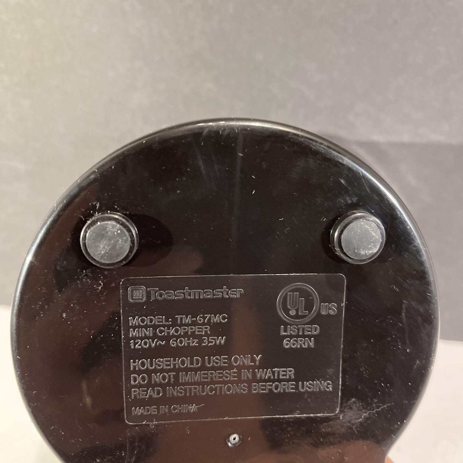 1 Cup Mini Chopper Toastmaster TM-67MC Black