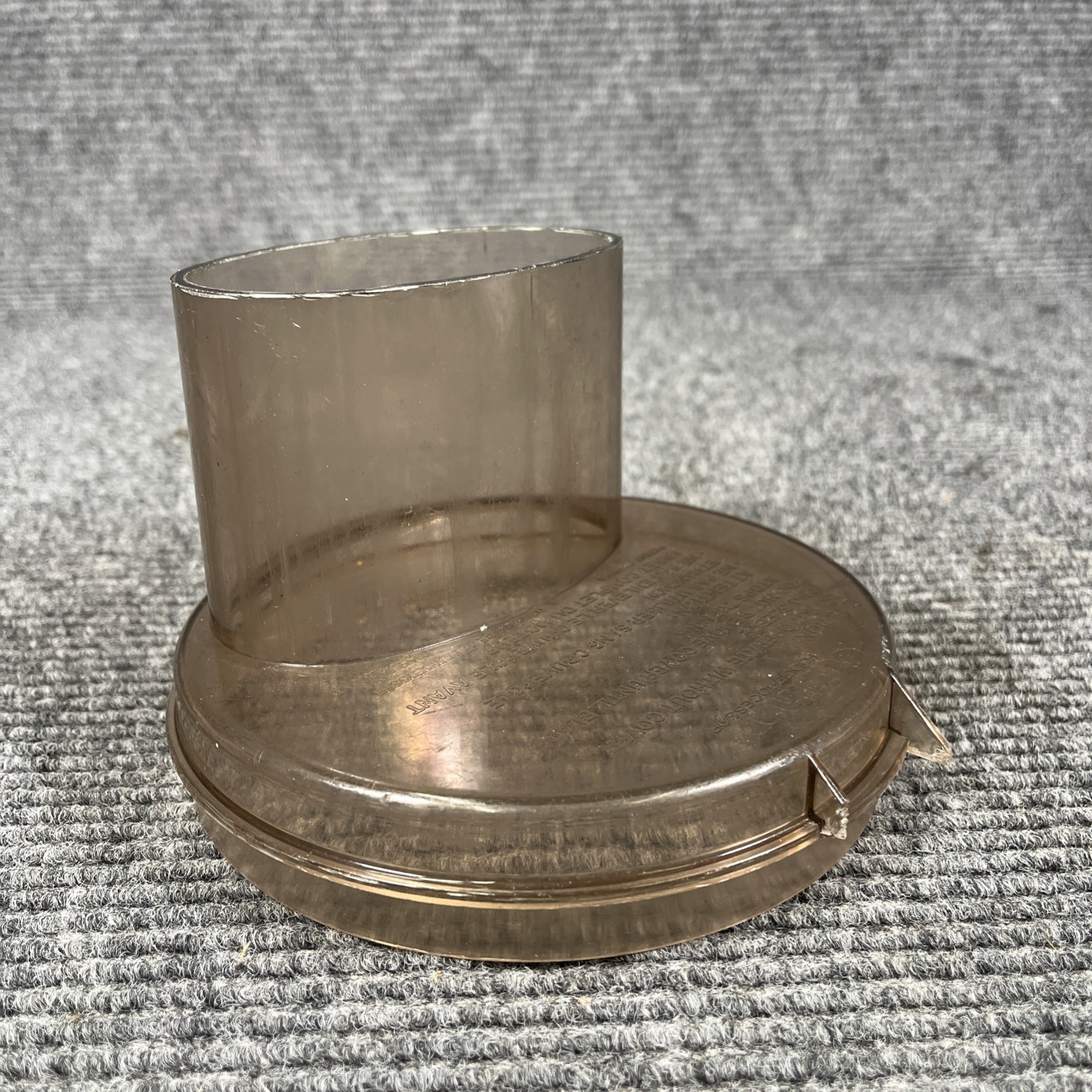 Cuisinart DLC-10E Food Processor Lid Cover Amber Replacement Part CFP-4 5 5A 9