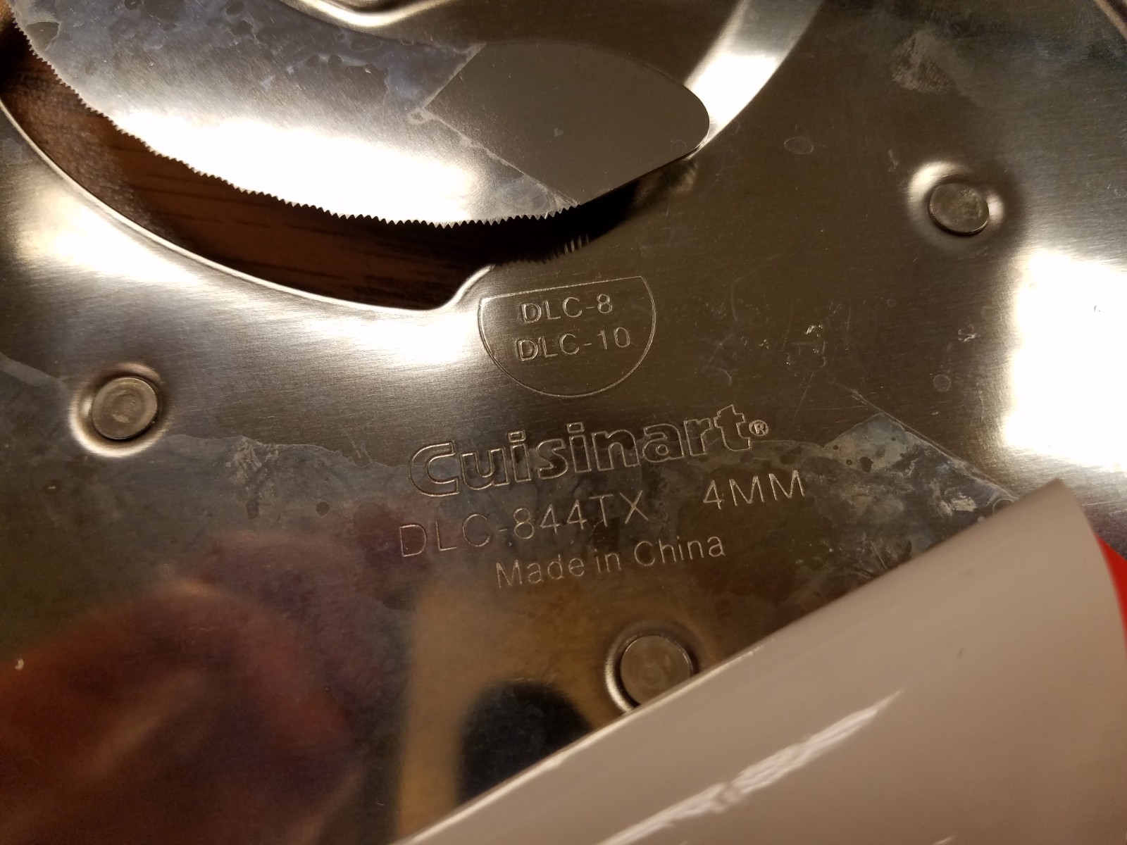 Cuisinart DLC-8 DLC-10 4MM Slicing Disc DLC-844TX NEW