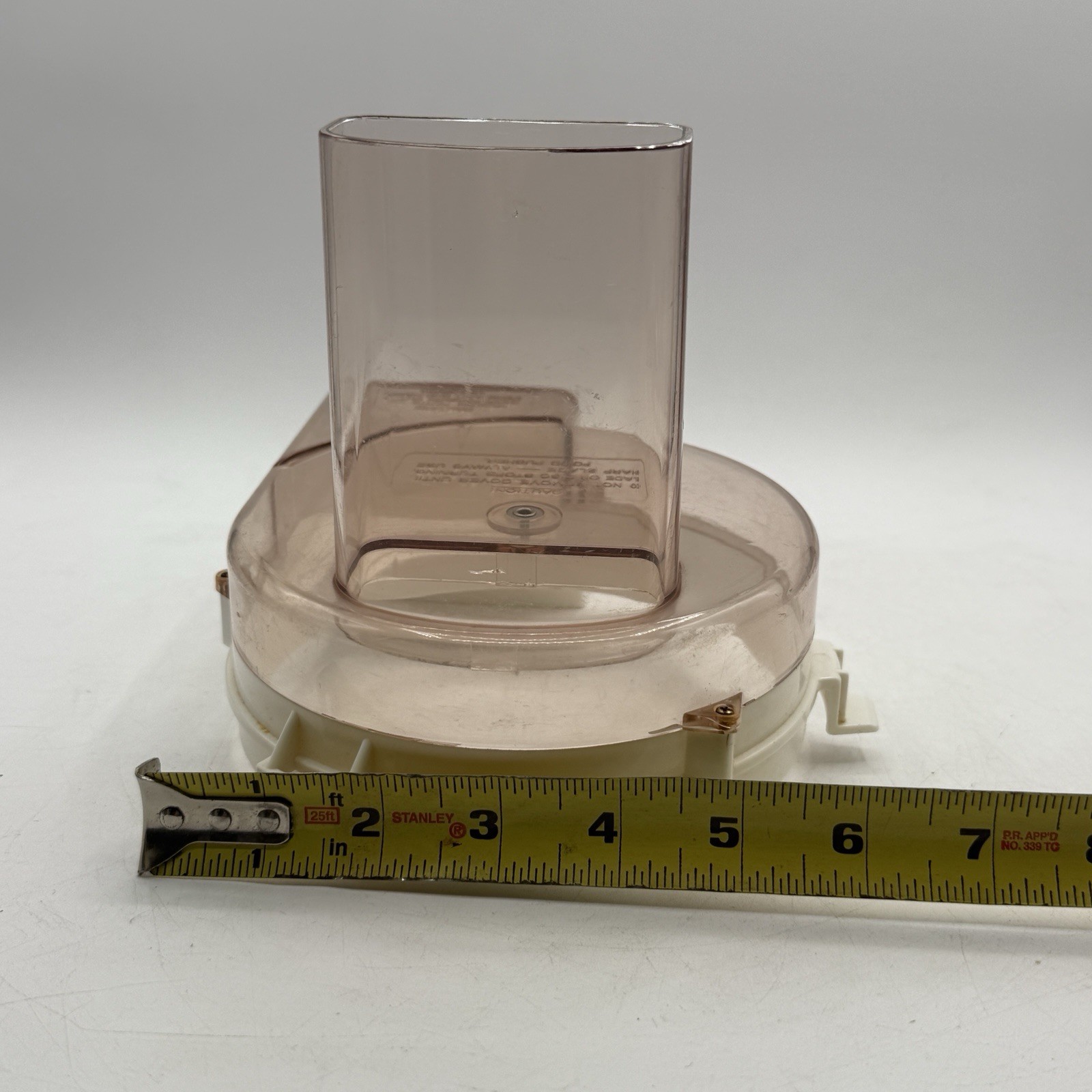 Hamilton Beach Scovill Emmie Food Processor 544 Food Chute/Lid Cover NO PUSHER