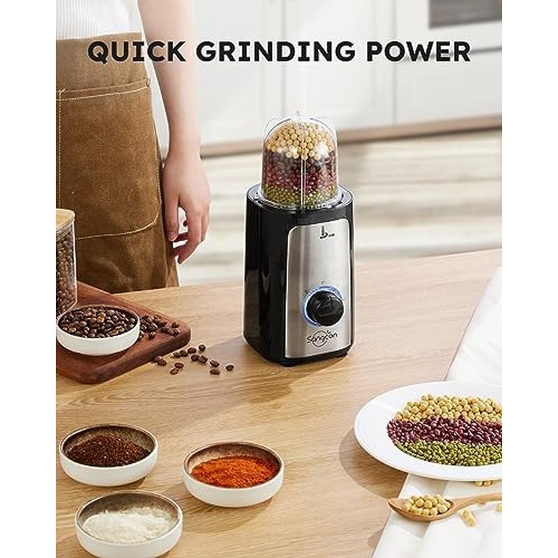 5 In 1 Kitchen Blender & Food Processor Combo 2 Speeds 350W Electric Chopper New
