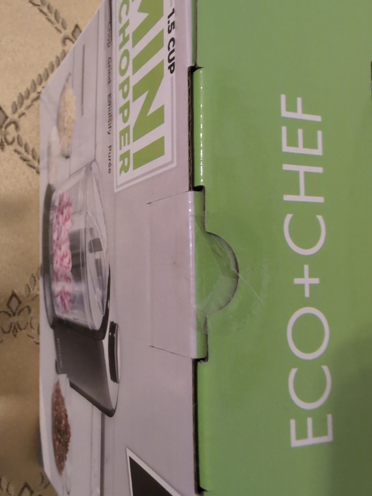 Electric Mini Chopper Capacity 1.5 Cups Eco+Chef Brand NEW Sealed