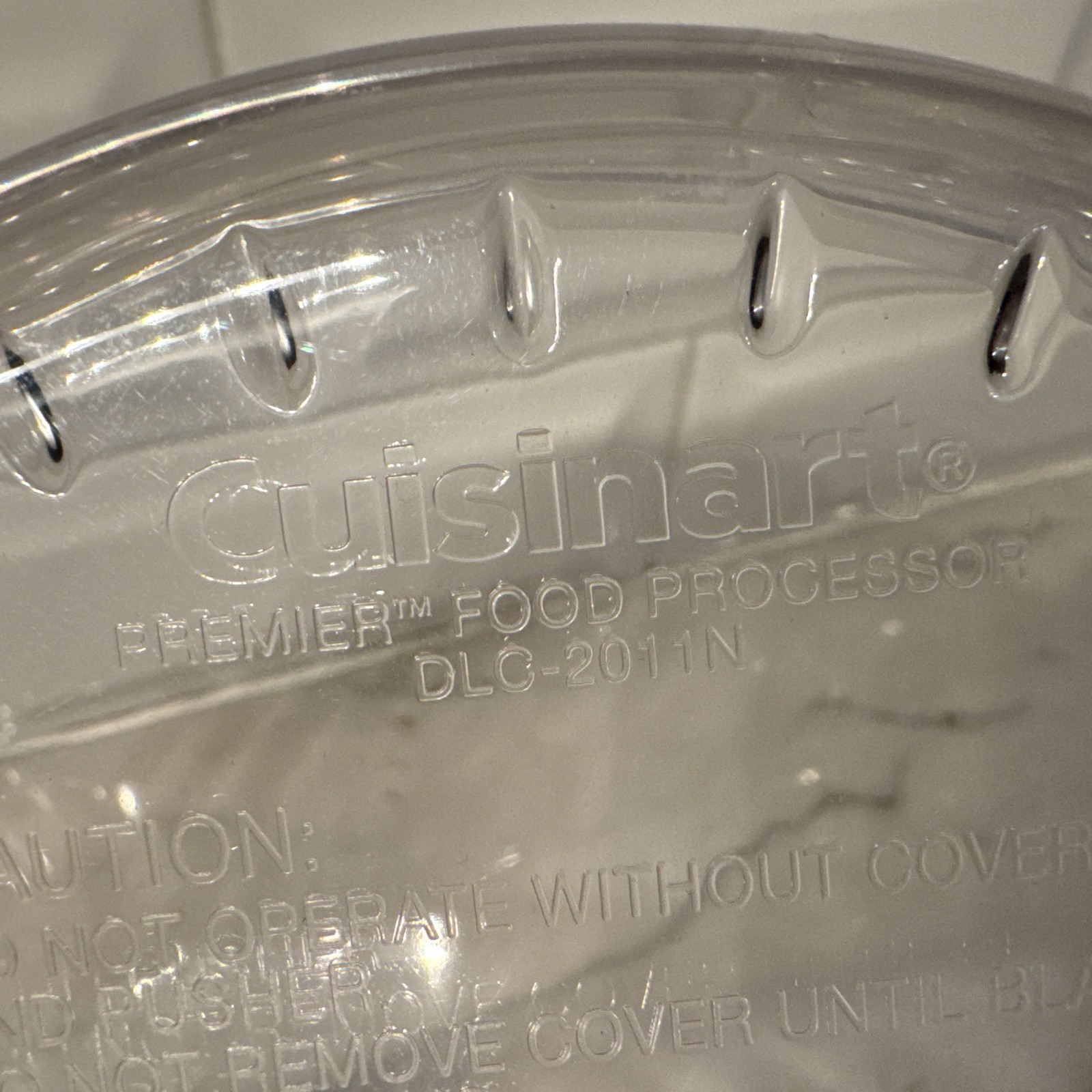 Cuisinart Custom Prep 11 Food Processor DLC-2011 Replacement Part Lid Cover Only