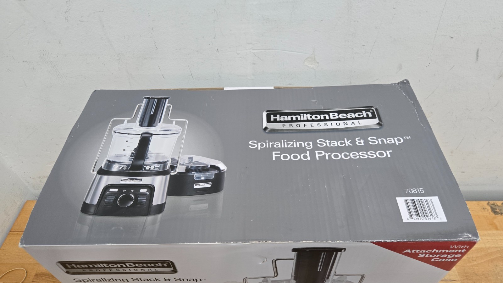 Hamilton Beach 70815 Spiralizing Stack & Snap 12 Cup Food Processor