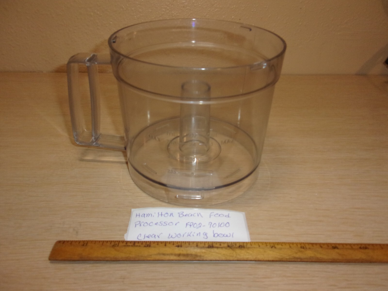 REPLACEMENT PART FOR A HAMILTON BEACH FOOD PROCESSOR 70100 CLEAR WORKING BOWL
