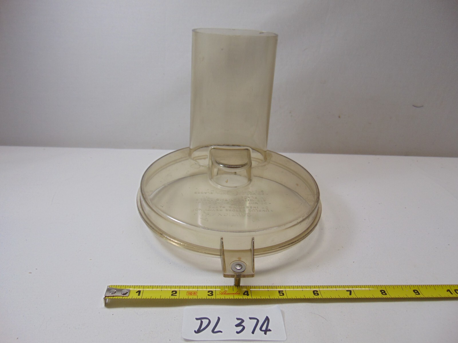 Vintage GE Food Processor Replacement Part D1FP1B Top Cover Only