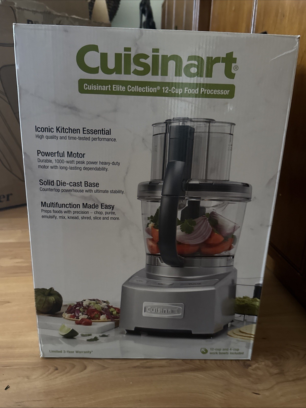 NEW IN BOX Cuisinart Elite Collection 2.0 12-Cup Food Processor- CFP-24DCNPC