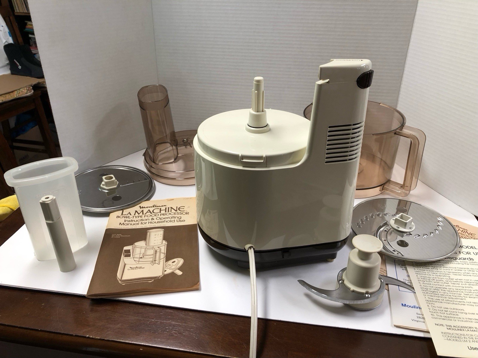 Vintage Moulinex La Machine II LM2 Food Processor – Clean and Working(See Video)