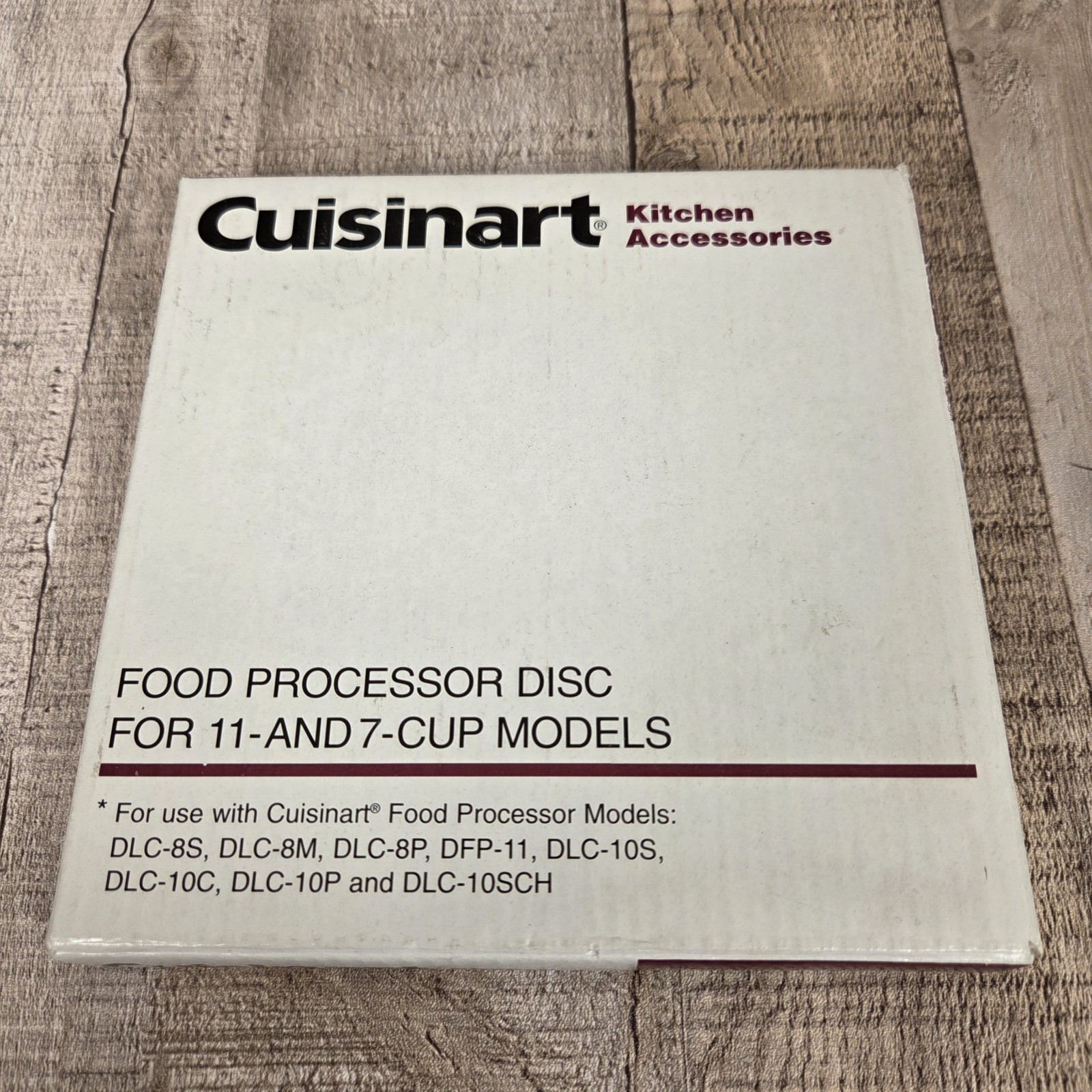 Cuisinart Food Processor Medium Slicing Disc DLX843TX For 11 & 7 Cup Models