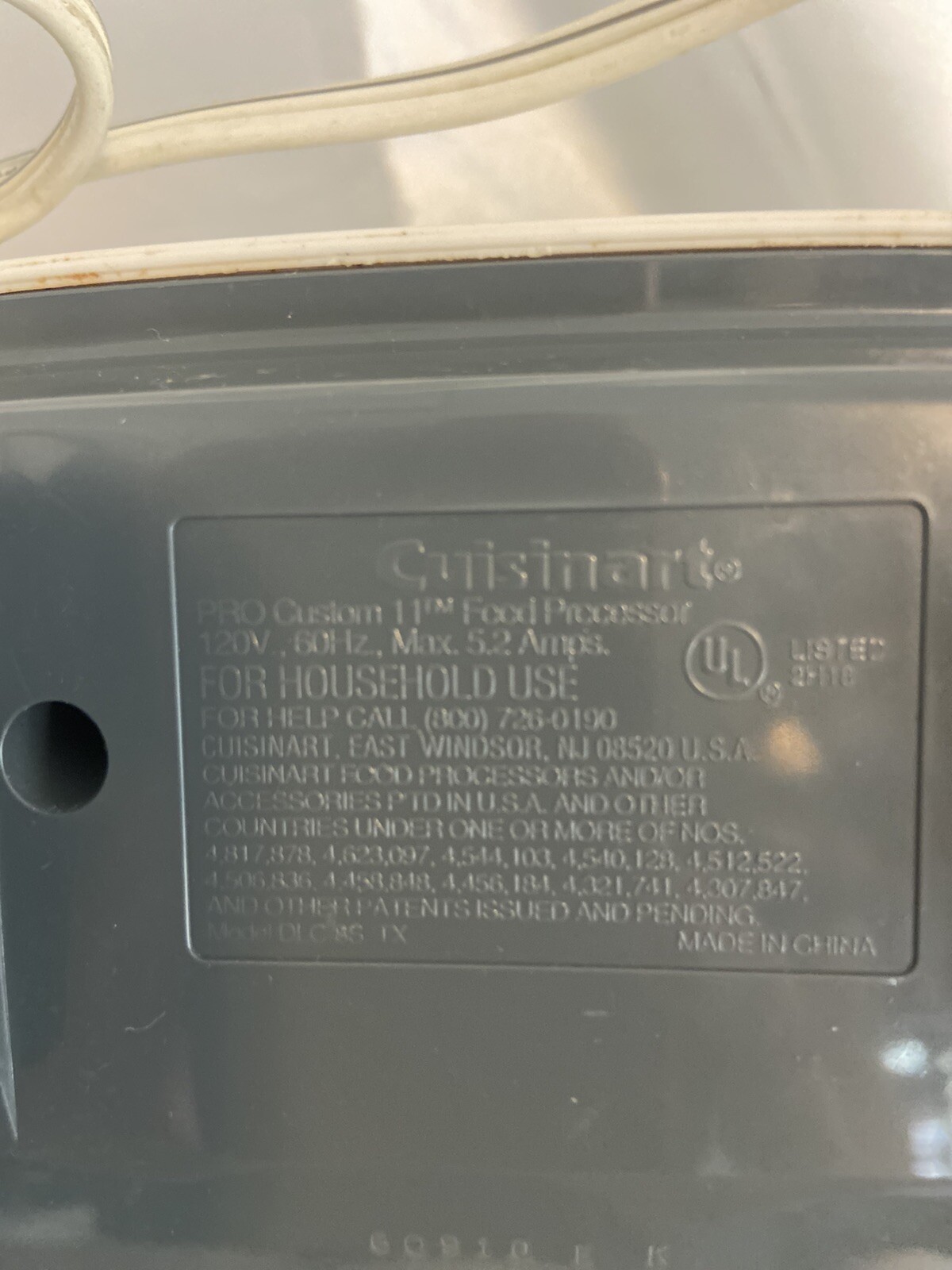 ￼ Cuisinart pro custom 11 motor base great condition