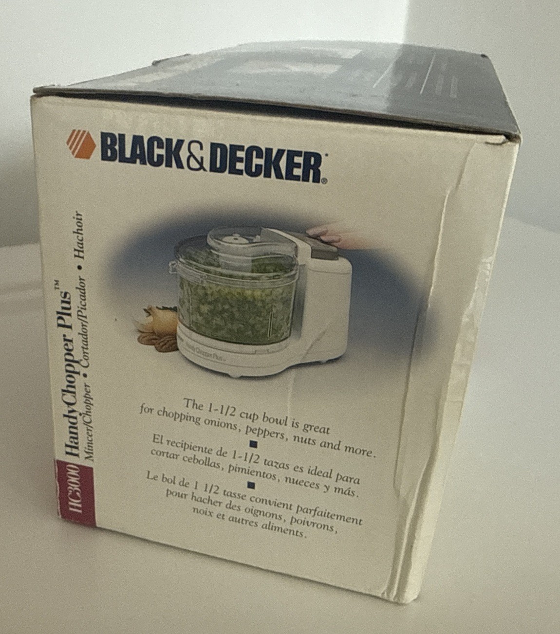 Black & Decker Handy Chopper Plus Mini Food Chopper HC3000 New In Box