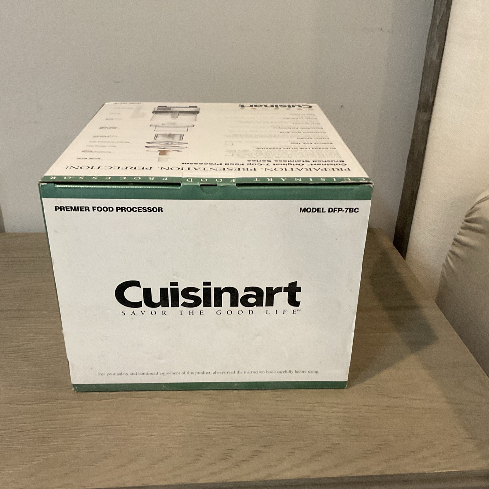 Cuisinart 7-Cup 500W Food Processor Brushed Stainless Steel DFP-7BC