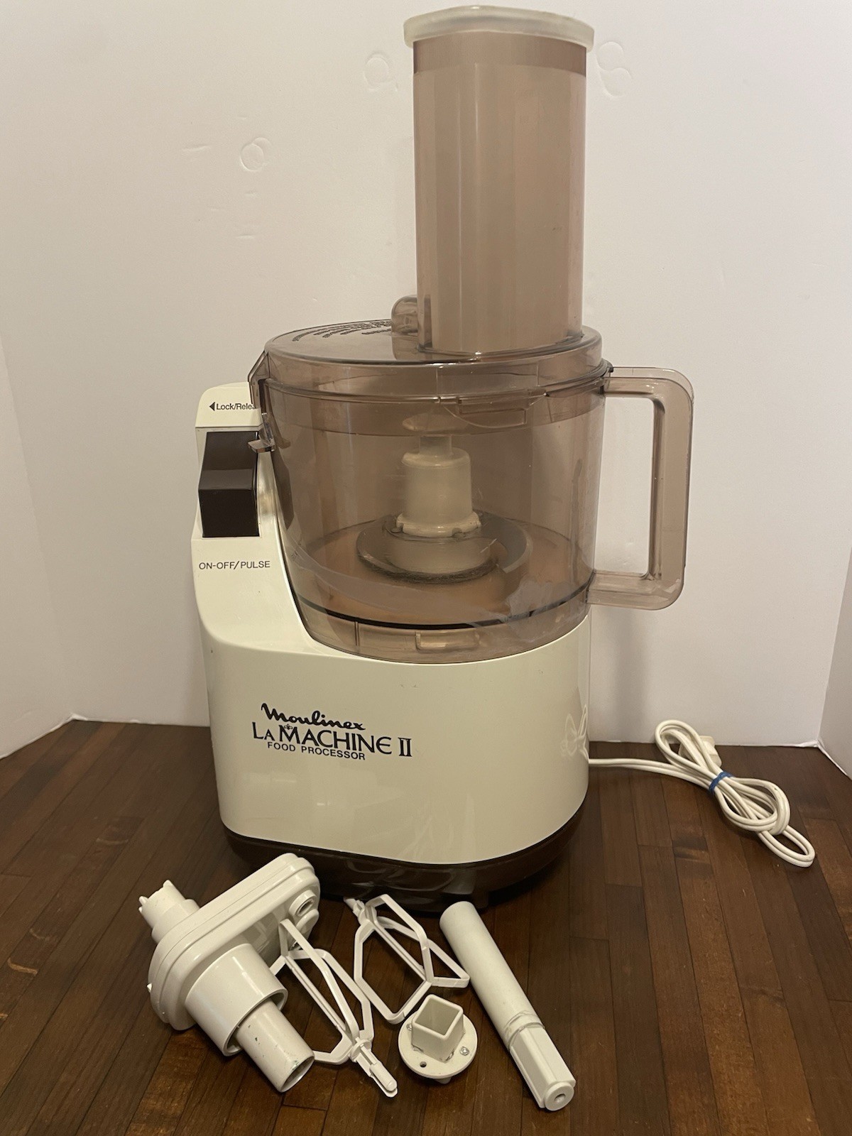 Vintage Moulinex Regal La Machine II Food Processor Works Tested