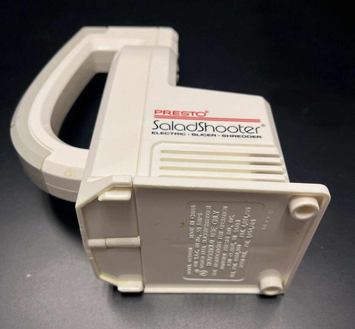 Presto Salad Shooter Base Unit NO CORD or Accessories Model# 0291001