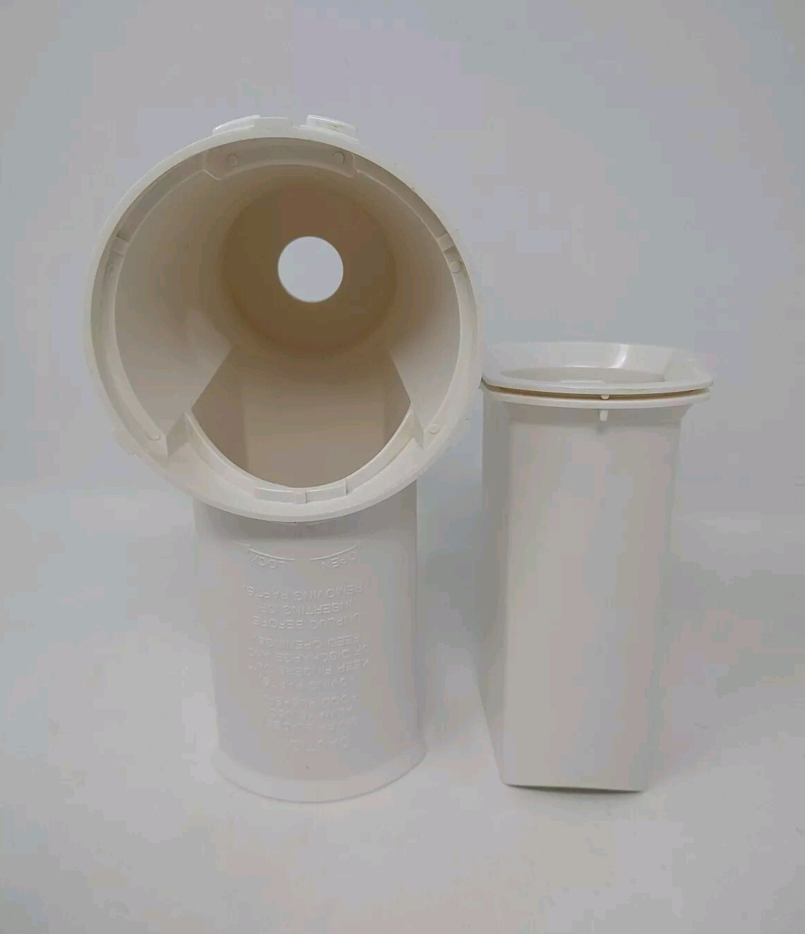 Presto Professional Salad Shooter Plus 0296001 Food Chamber & Pusher Lot Of 3