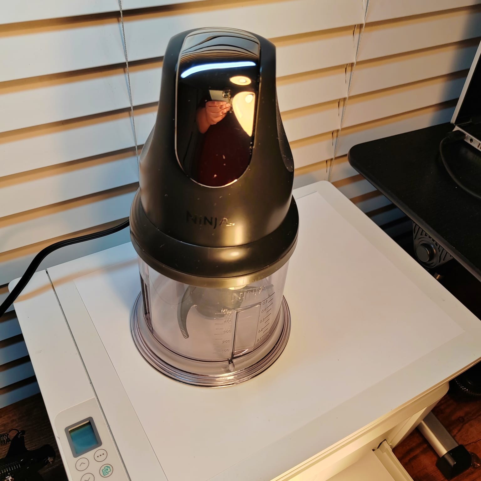 Ninja NJ100GR 16.0 Oz. Food Chopper ,Food Processor – Gray