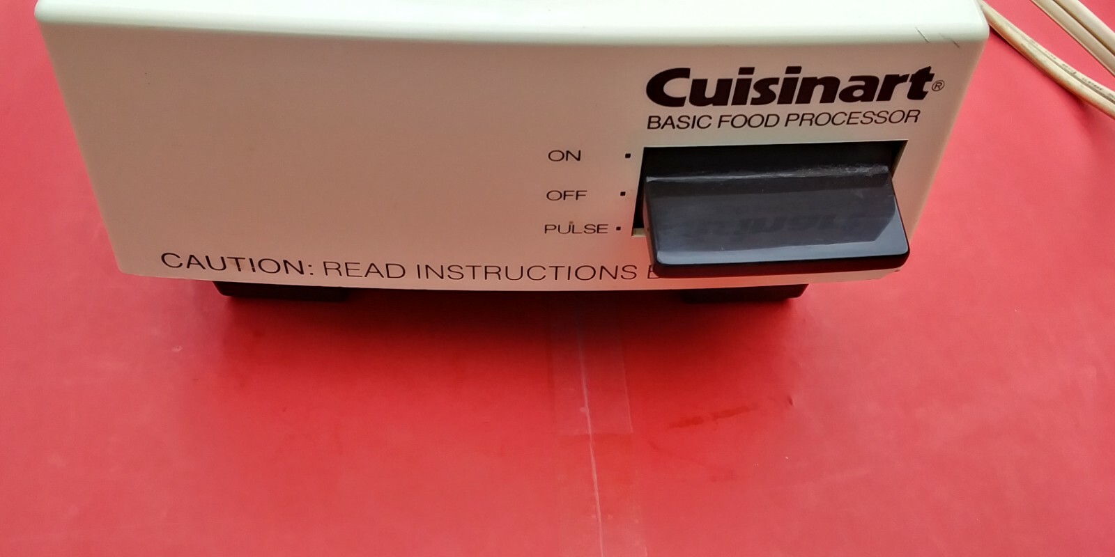 Cuisinart Basic Food Processor Replacement Motor Base Beige Tested Clean