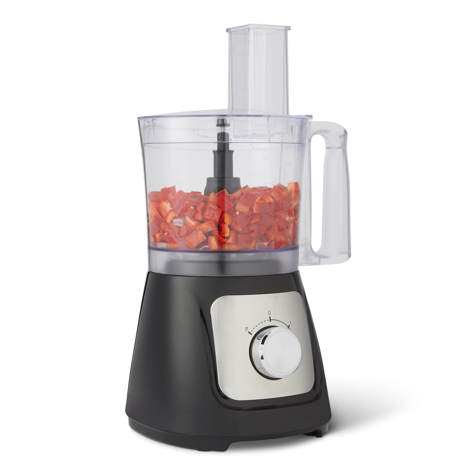 Amazon Basics Food Processor & Vegetable Chopper, 10-Cup, 2-Speed, 500W