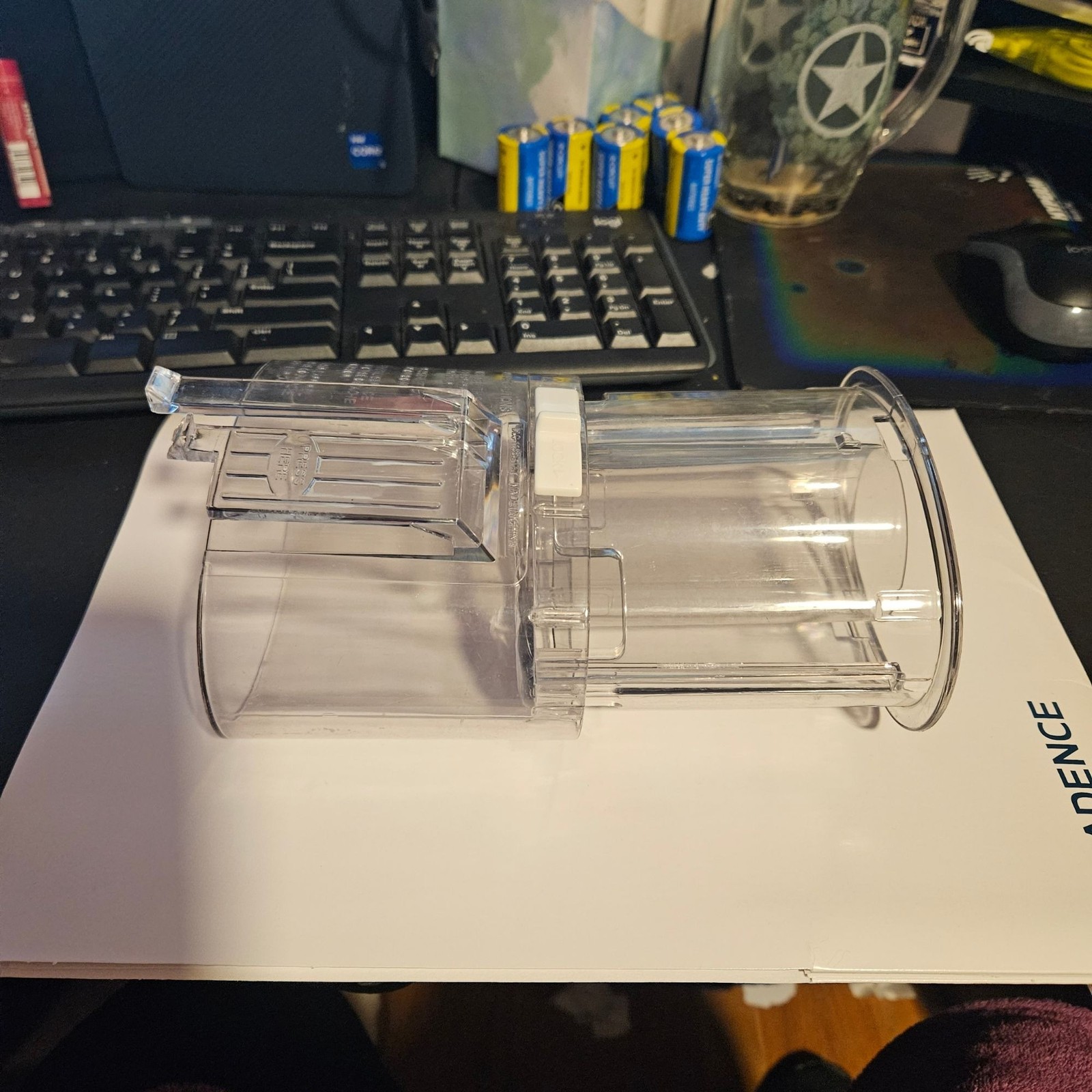 Cuisinart Food Processor Chute Push assembly Replacement DLC-10 DLC-118BGTXT