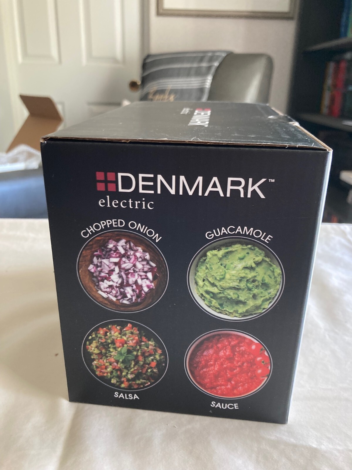 Denmark Electric 1.5-Cup Personal Food Chopper with One-Touch Pulse Control-New