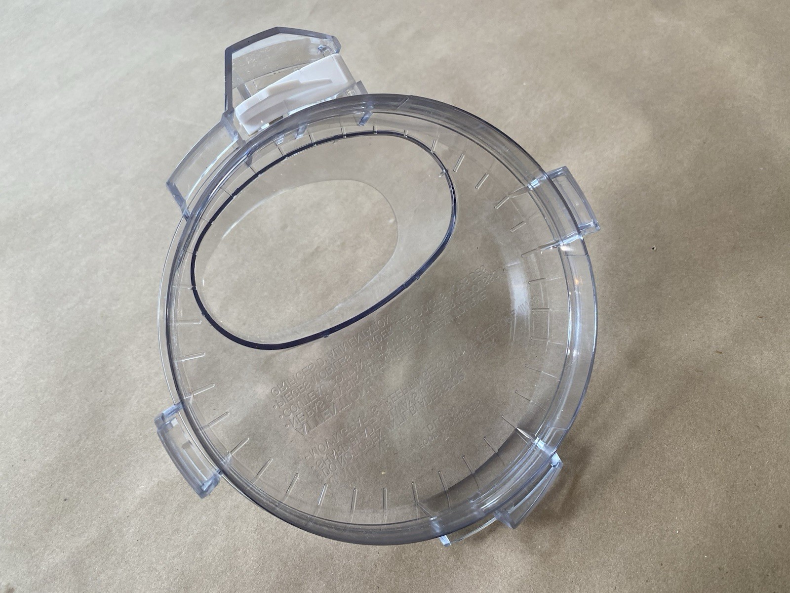 Replacement Top Lid Bowl Feeder Cover DLC-117BGTX for Cuisinart DLC-10