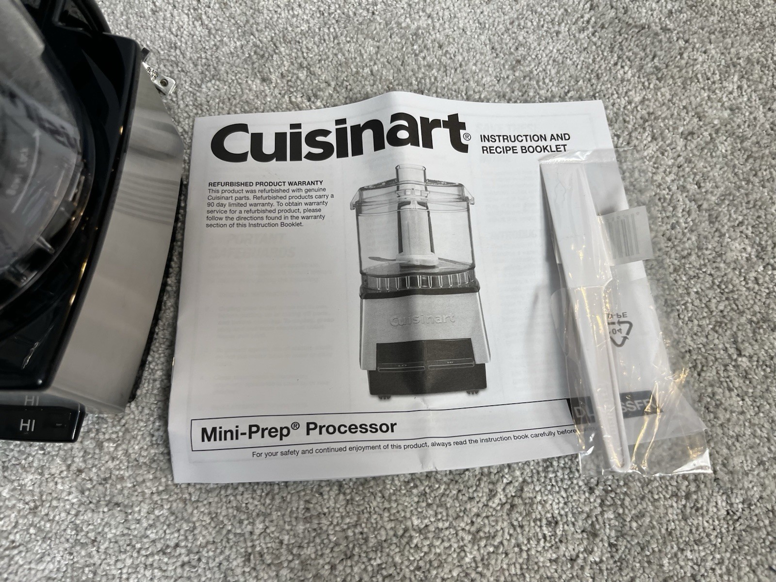 Cuisinart Mini-Prep 2.6-Cup Food Processor, Black/Stainless – DLC-1SSFR