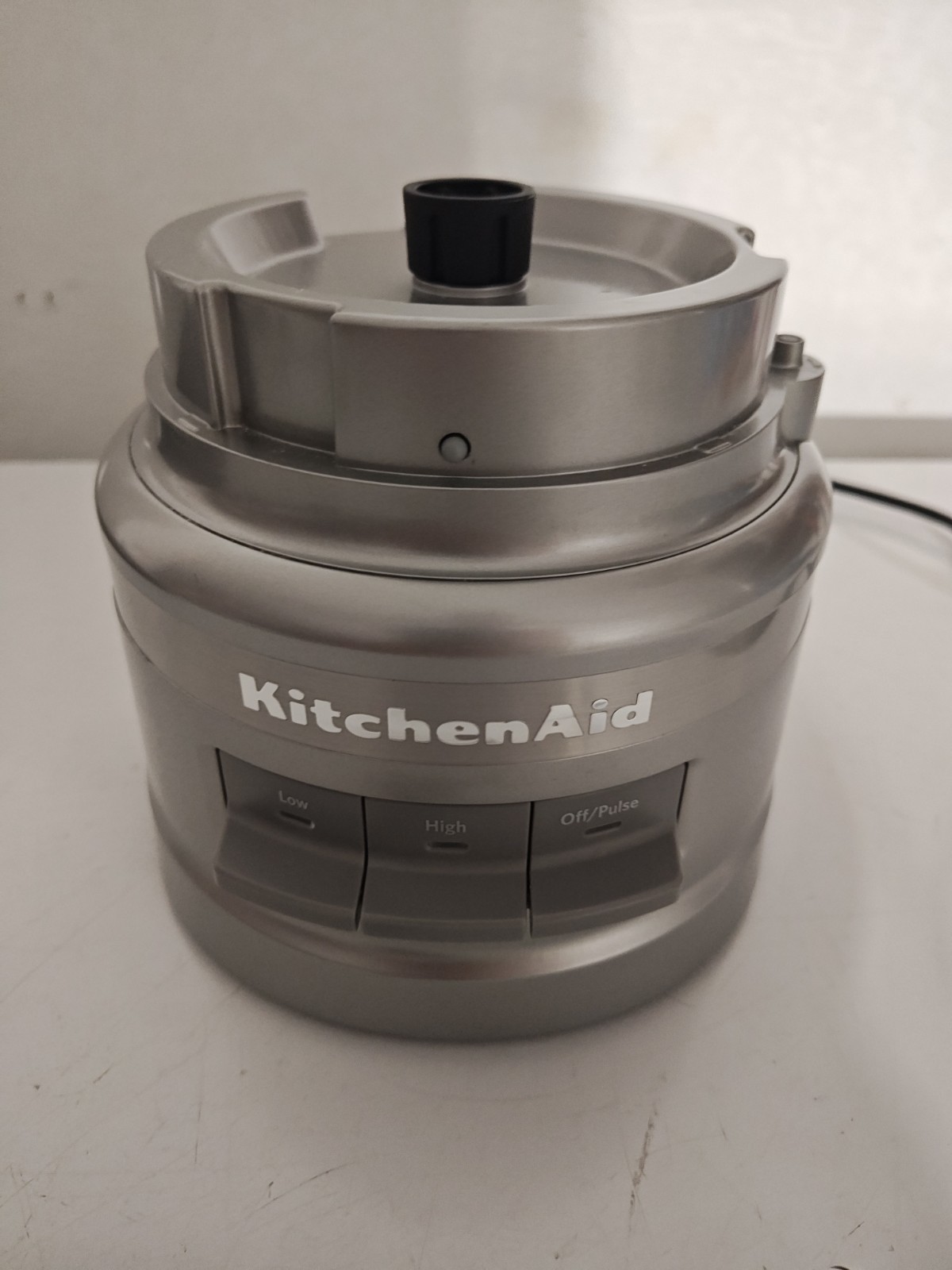 KitchenAid KFP0919CU Motor Base Only Silver Food Processor Tested Works