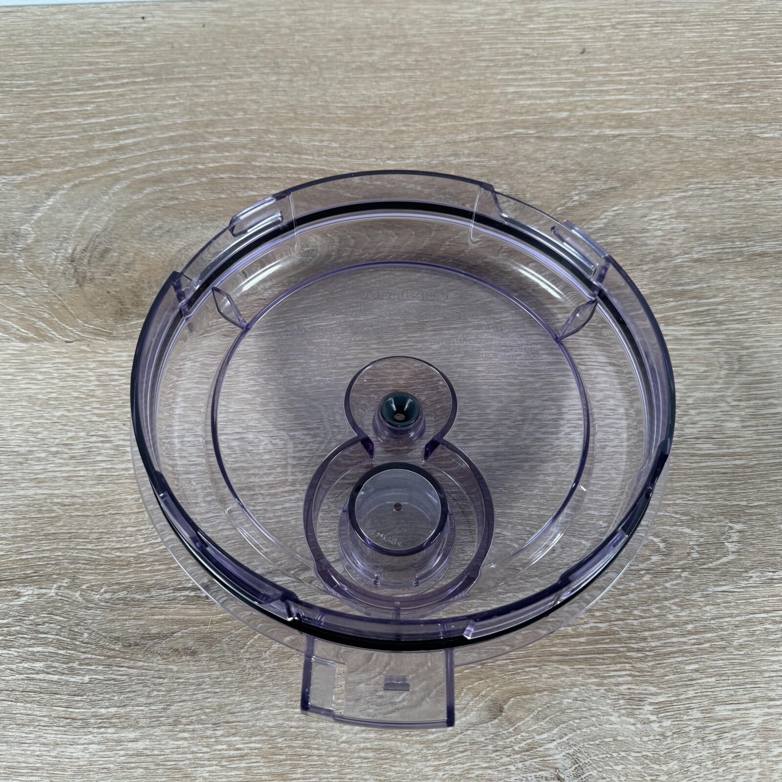 Cuisinart FP-13 CFP-26 SFP-13 FLAT LID for Work Bowl w/ Mini Cap Parts # FP-13FC
