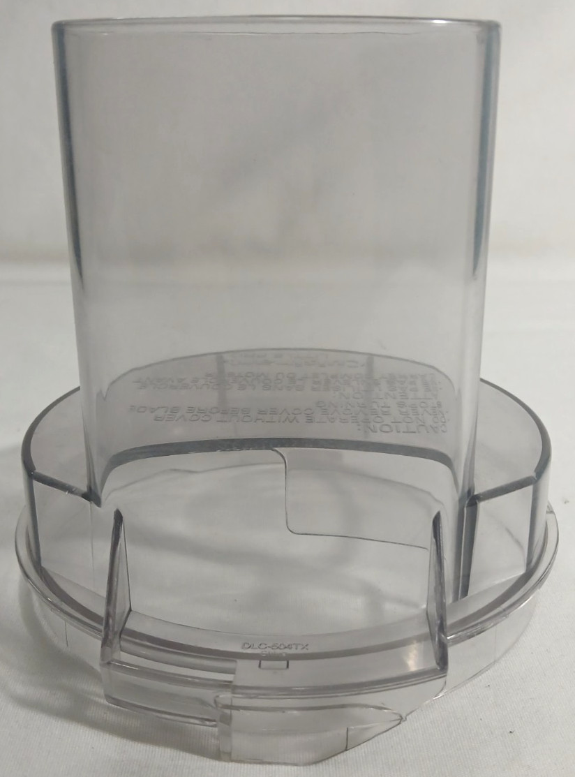 OEM Cuisinart Lid DLC-504TX with Pusher Little Pro Plus Replacement Very Good