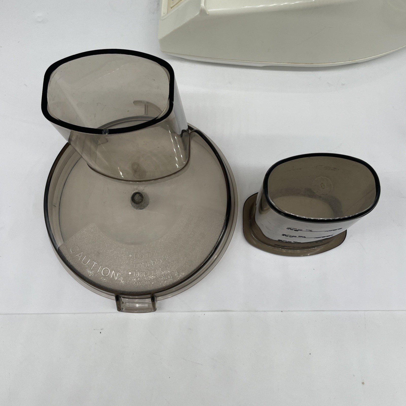 Vintage Food Processor Waring FP510 Blades Lid 806 1970s Retro WORKS CRACK BOWL