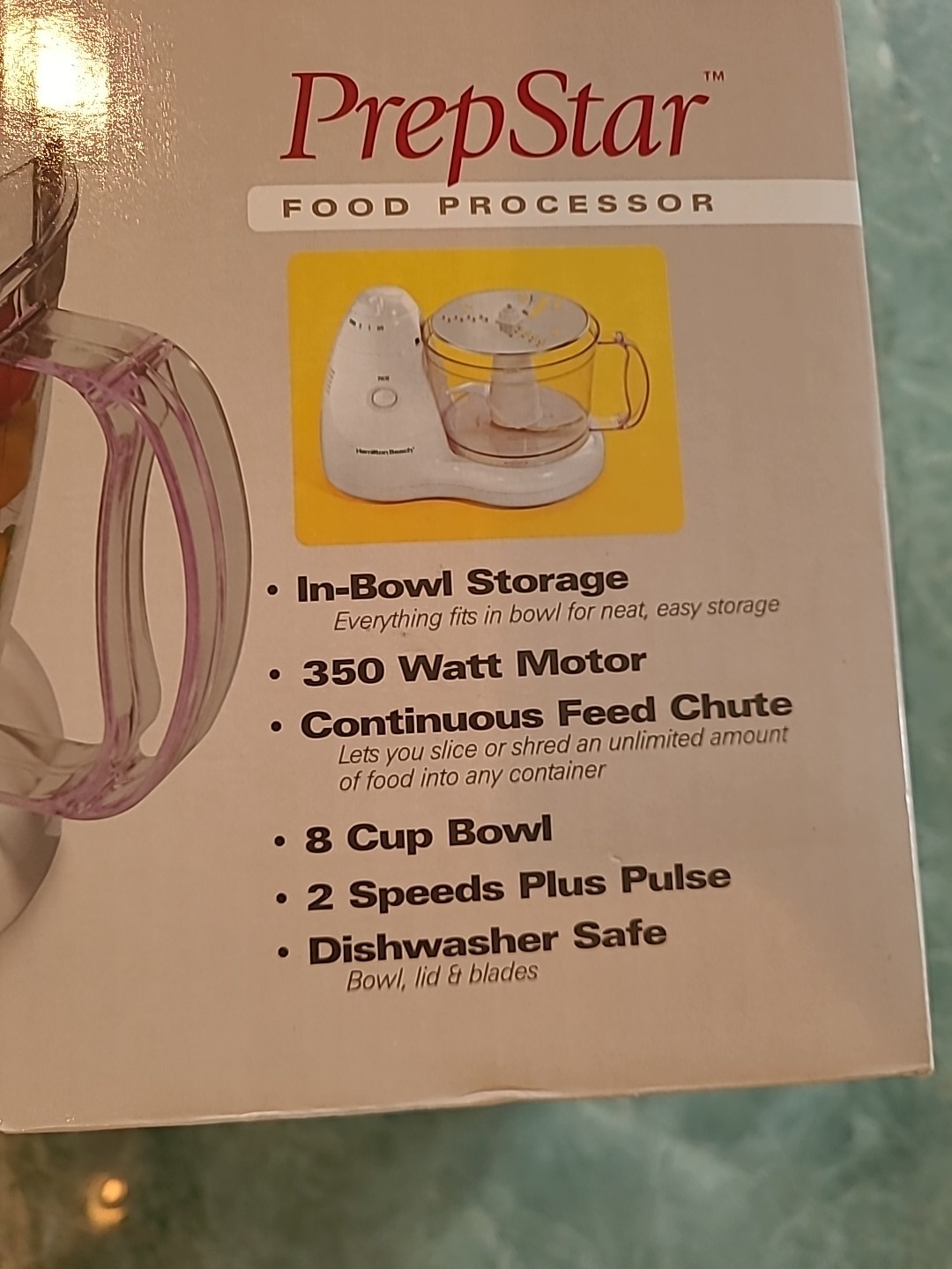 Hamilton Beach 8 Cup Electric Food Processor Chopper White Original Box Tested