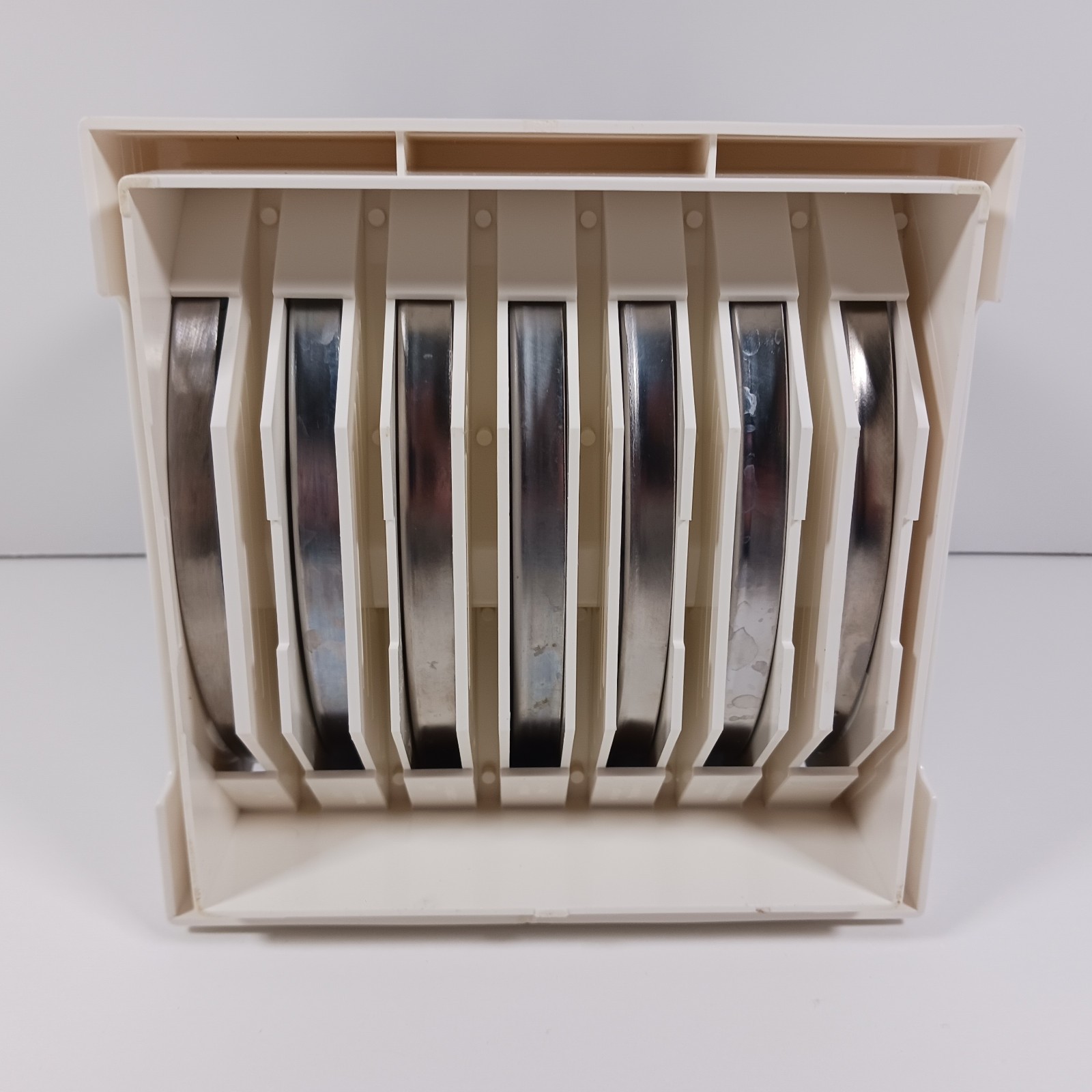 Cuisinart DLC-8 Food Processor Disc Blade Set of 7 Blades and Holder Stand