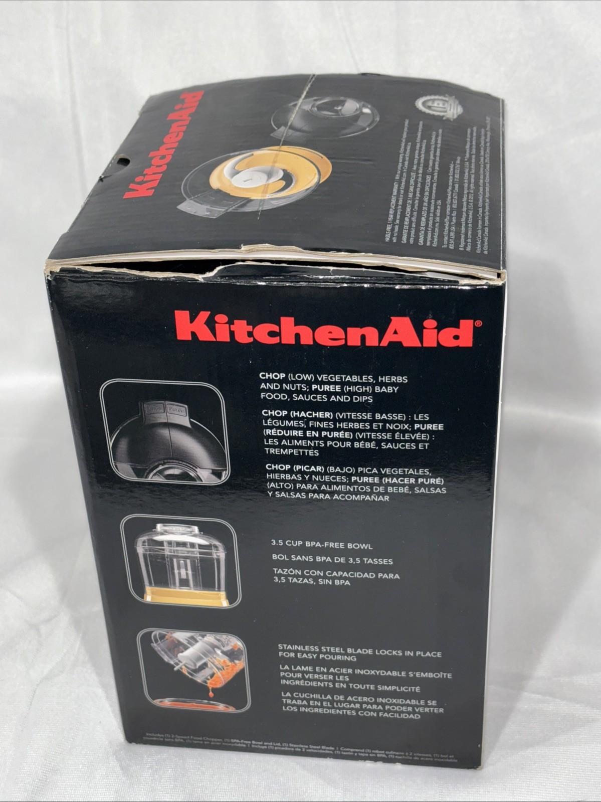 KitchenAid MAJESTIC YELLOW new 3.5-Cup Food Chopper – KFC3511MY