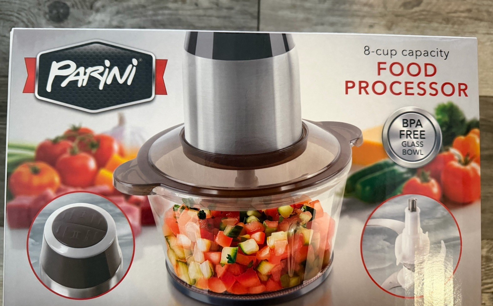 NEW Parini Multifunction Food Processor New In Box NDJ-208