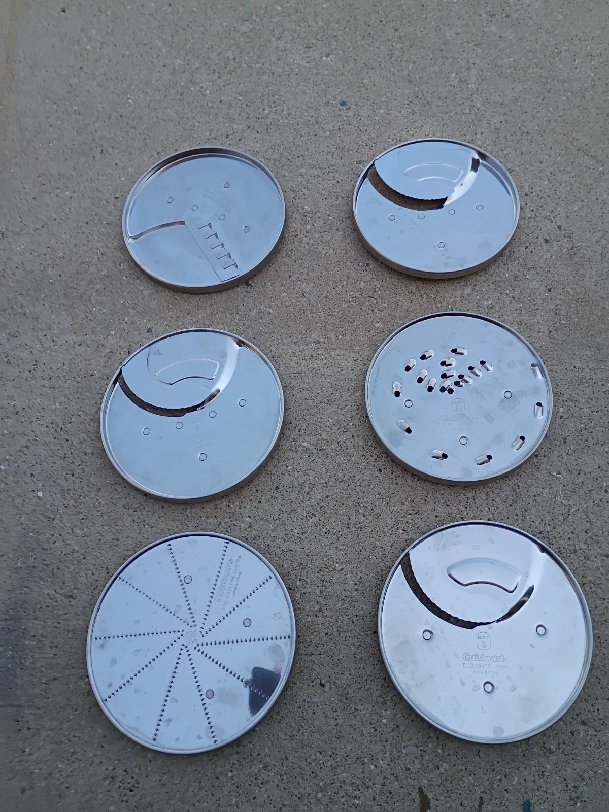 6 Disc Set and Holders Cuisinart DLC-7 – NICE!