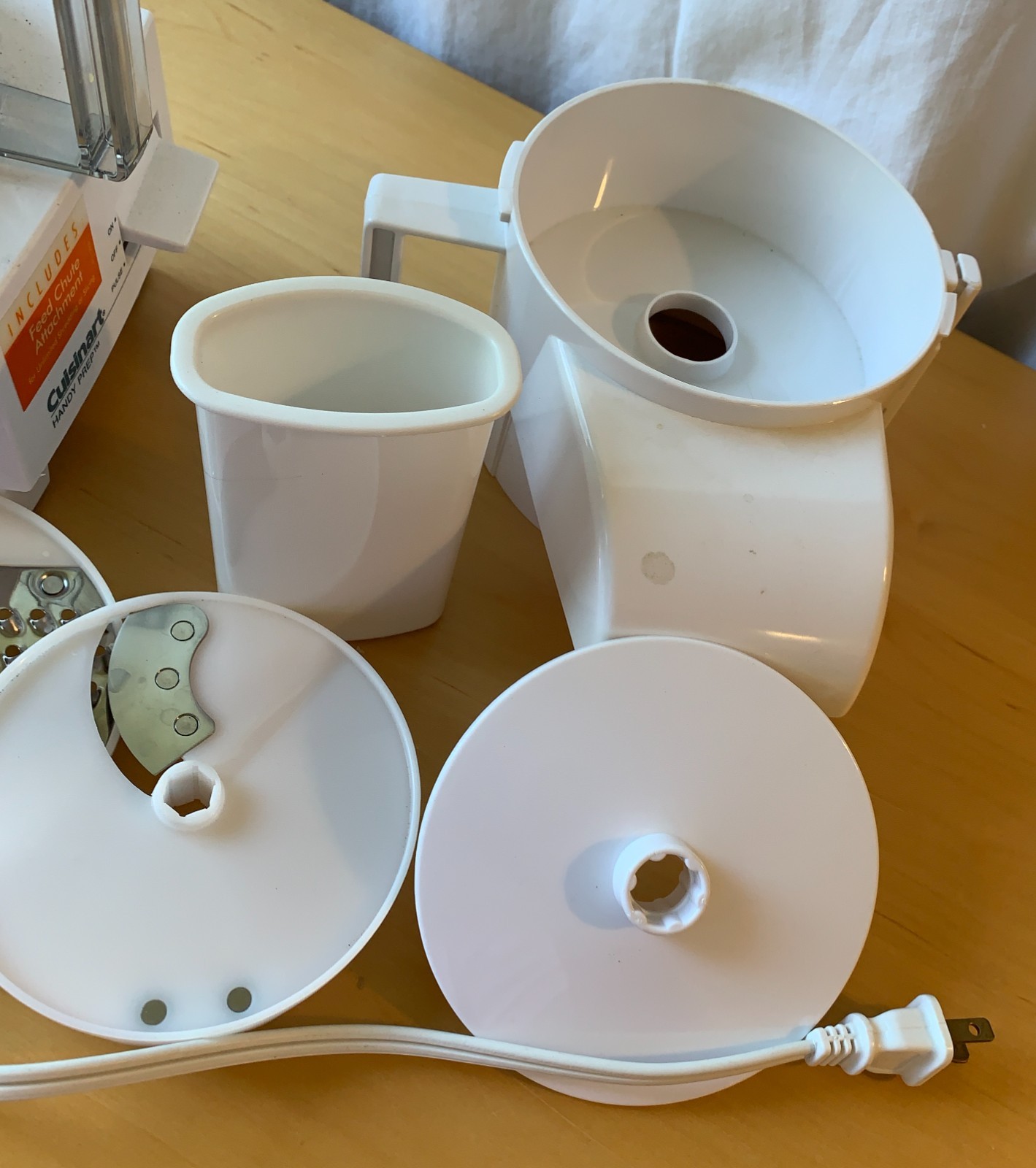 Cuisinart Handy Prep – 3-Cup Food Processor – DFP-3 – Feed Chute Attachment