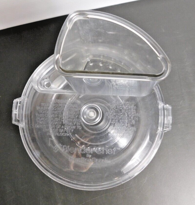 Hamilton Beach Blender Chef Food Processor Bowl, Lid, & Pusher 70900